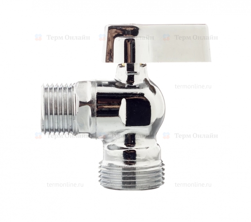 Кран шар. угловой 1/2"х3/4" нар./нар. Valtec VT.392.N.05 для стир.маш.  