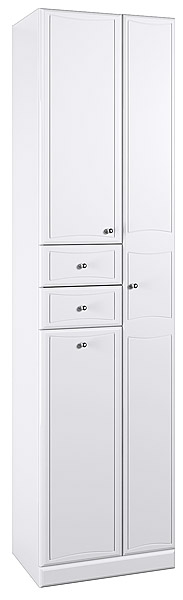 Пенал Барселона П5/к  50х193х33 см с корзиной для белья, 2-х створч., 2 ящика арт.Ba.05.05