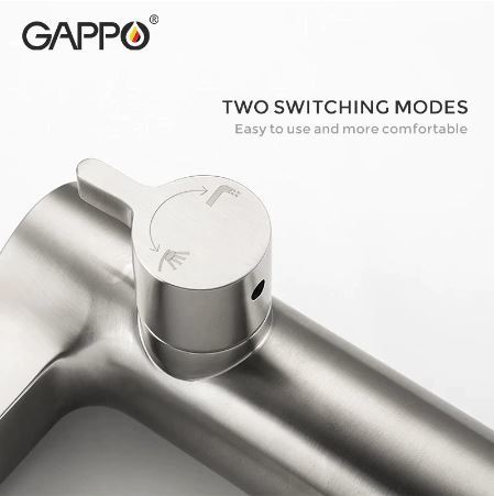 Смеситель для ванны врезной GAPPO  G1199-30 (нержавейка)