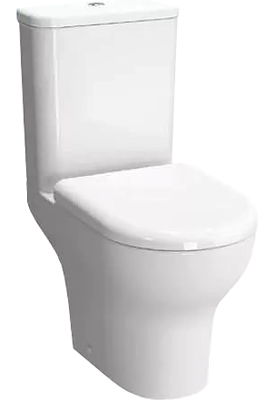 Унитаз напольный Vitra Zentrum  60 см Open-back  Rim-Ex (безободковый) с микролифтом арт.9824B003-7207 АКЦИЯ