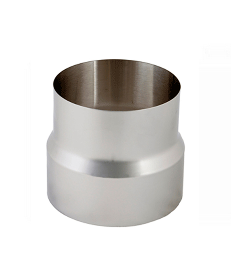 Переход д.120/180 толщ. 1 мм люкс нерж.