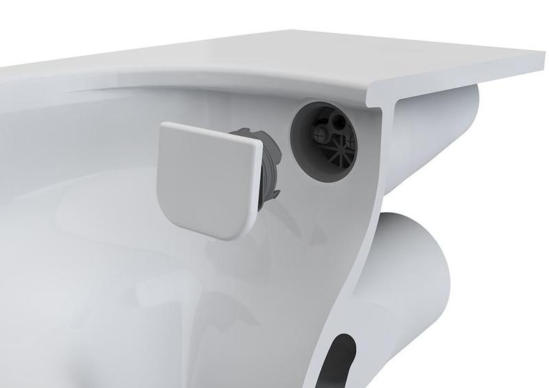 Унитаз напольный Vitra Zentrum  60 см Open-back  Rim-Ex (безободковый) с микролифтом арт.9824B003-7207 АКЦИЯ