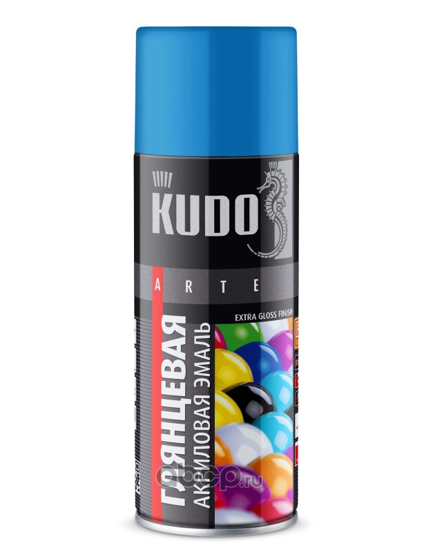 Краска аэрозоль акрил. голубая  520 МЛ (12) 