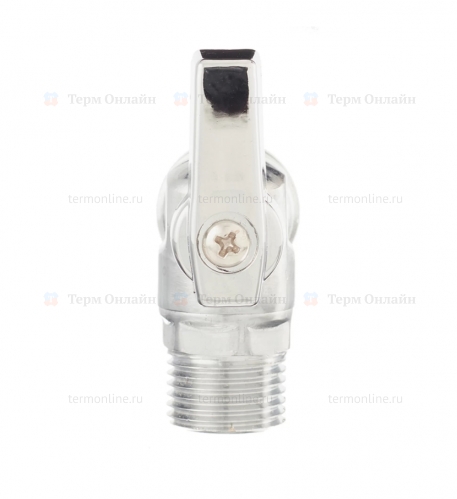 Кран шар. угловой 1/2"х3/4" нар./нар. Valtec VT.392.N.05 для стир.маш.  