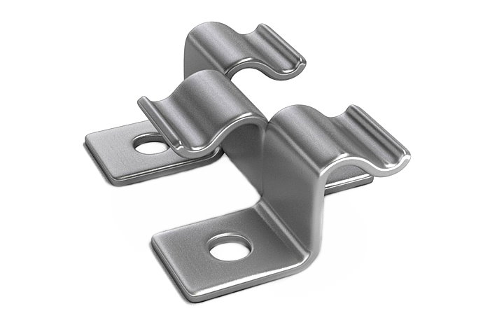 Кляймер 3D 10мм для терраcной доски КЕДР