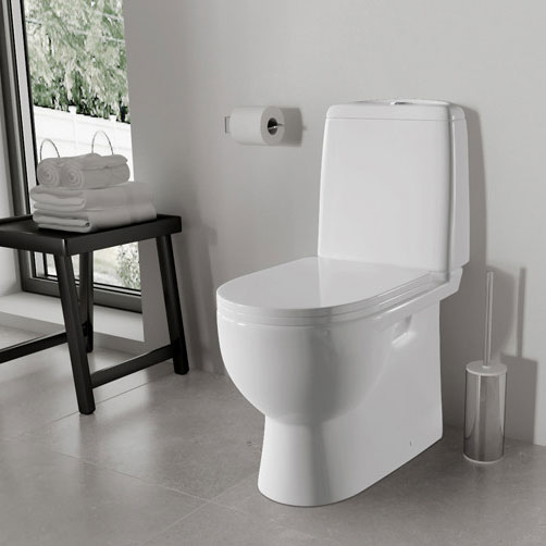 Унитаз-компакт Sanita Lux BEST Comfort ,2 клав.,нижний подвод,сиденье дюропл.soft close АКЦИЯ