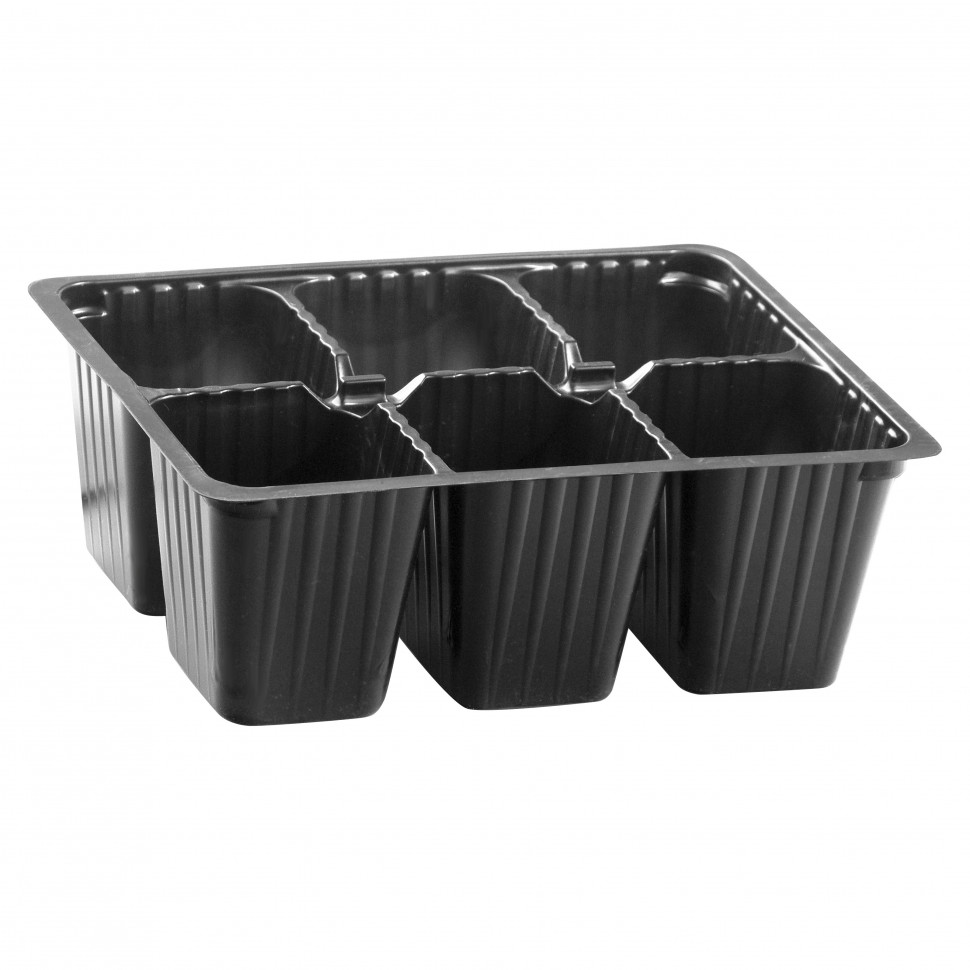 Кассета для рассады 6 ячеек 180х135х60мм 5 шт, уп.  64346