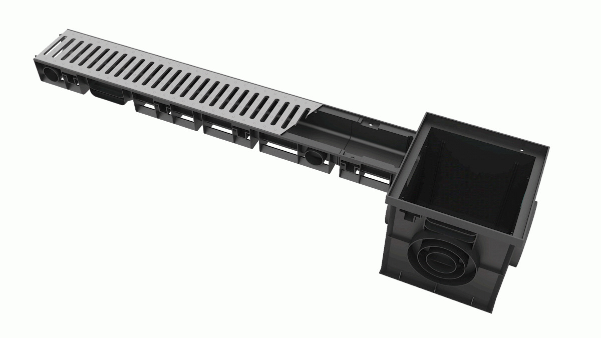 Дождеприемник пластиковый SteeStart 300х300 STEELOT арт.P3030C АКЦИЯ