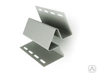 Угол внутренний серый 3,00м Гранд Лайн (20 шт.уп)