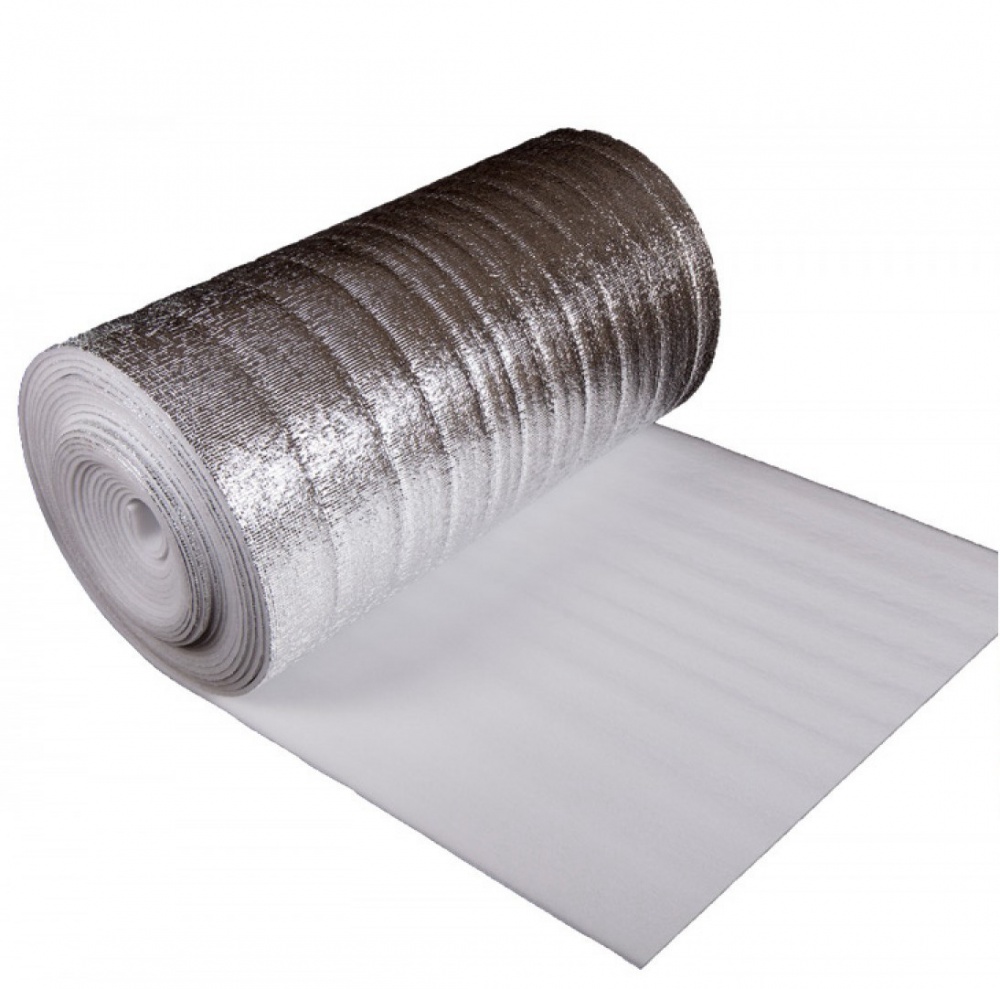 Полиэтилен вспененный лавсан НПЭ L 5мм ( 1,2х10м ) уп. - 12м2 рул.