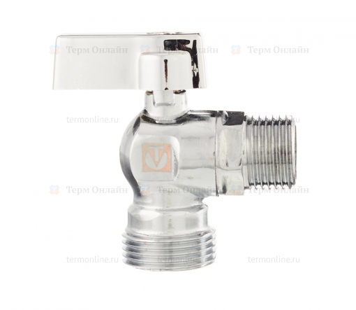 Кран шар. угловой 1/2"х3/4" нар./нар. Valtec VT.392.N.05 для стир.маш.  