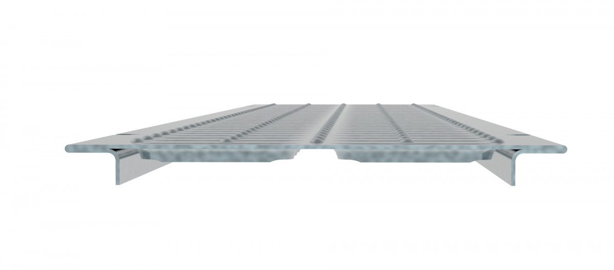 Решетка для лотка стальная штампованная SteeStart DN150 A15 (1000*186*15) STEELOT арт.P1515K