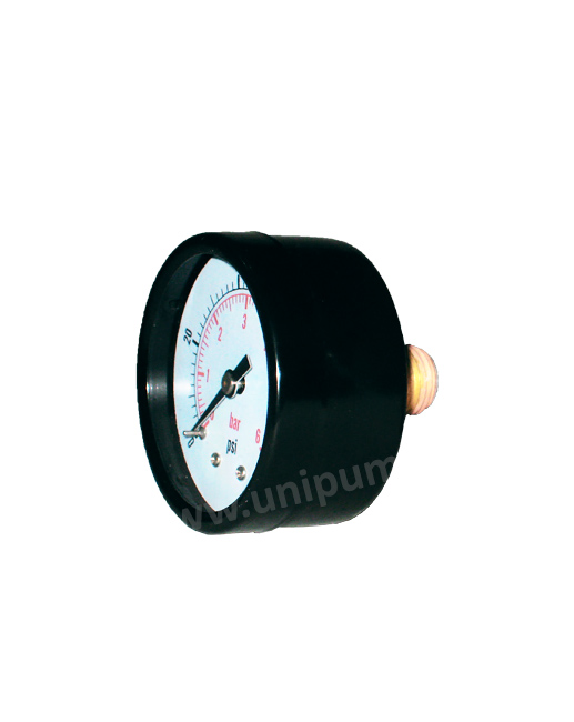 Манометр UNIPUMP аксиальный (выход сзади) 1/4" 43989