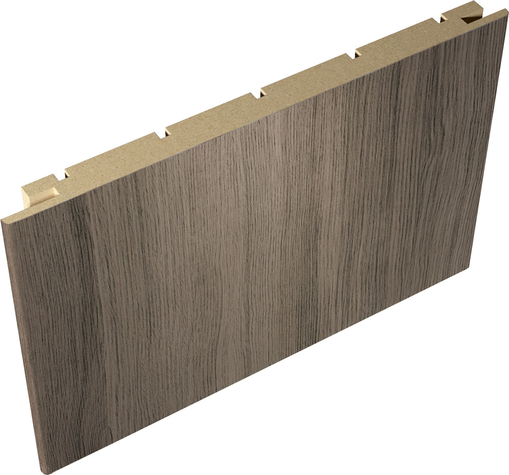 Дверной добор экошпон телескопический Дуб серый 150х10х2150 VELLDORIS