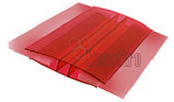 Профиль соед. Н 10мм  L=6м красный КИН