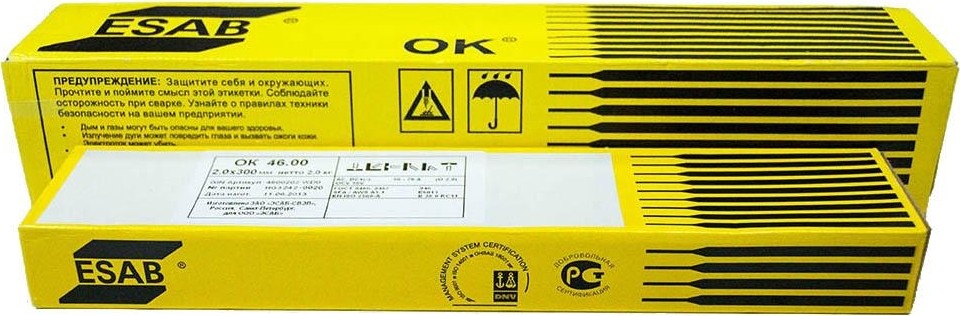 Электрод ОК 46.00 ESAB 4,0мм (6,6кг)
