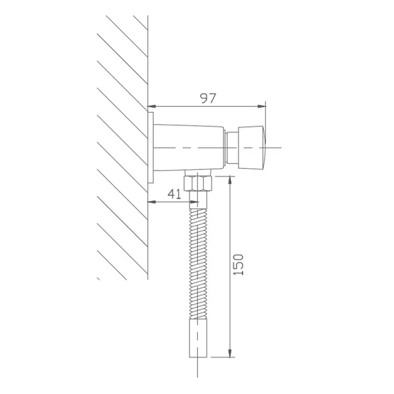 КРАН ДЛЯ ПИССУАРА HAIBA HB33001
