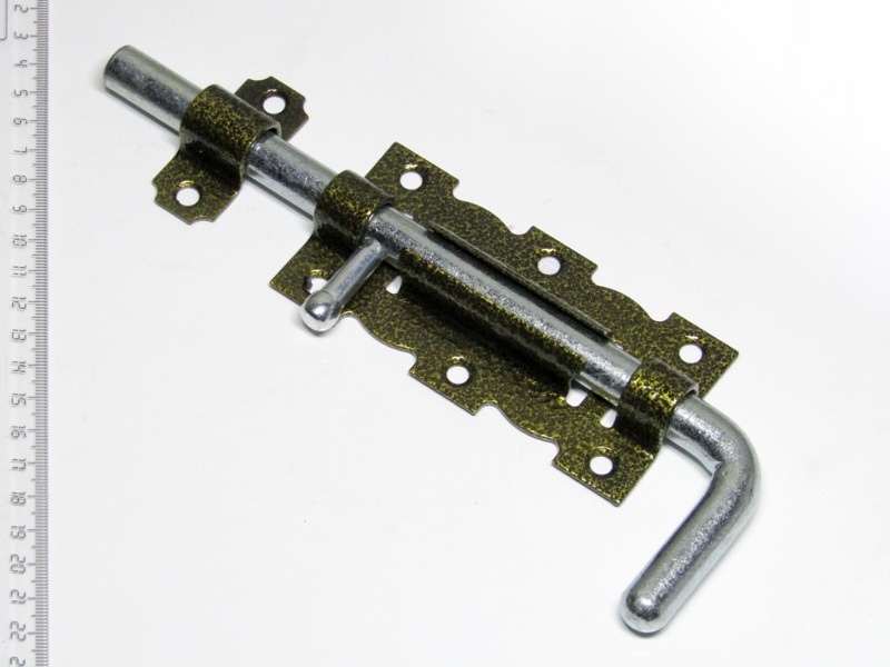 Задвижка дверная НОЭЗ ЗД-110-SL ст. бронза/цинк