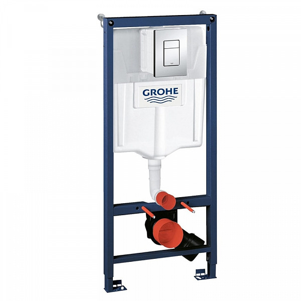 Инсталяция д/унитаза GROHE Rapid SL арт.38772001Gr  (рама 38 528, крепление 38 558 + Skate Air 38 732 квадрат) АКЦИЯ