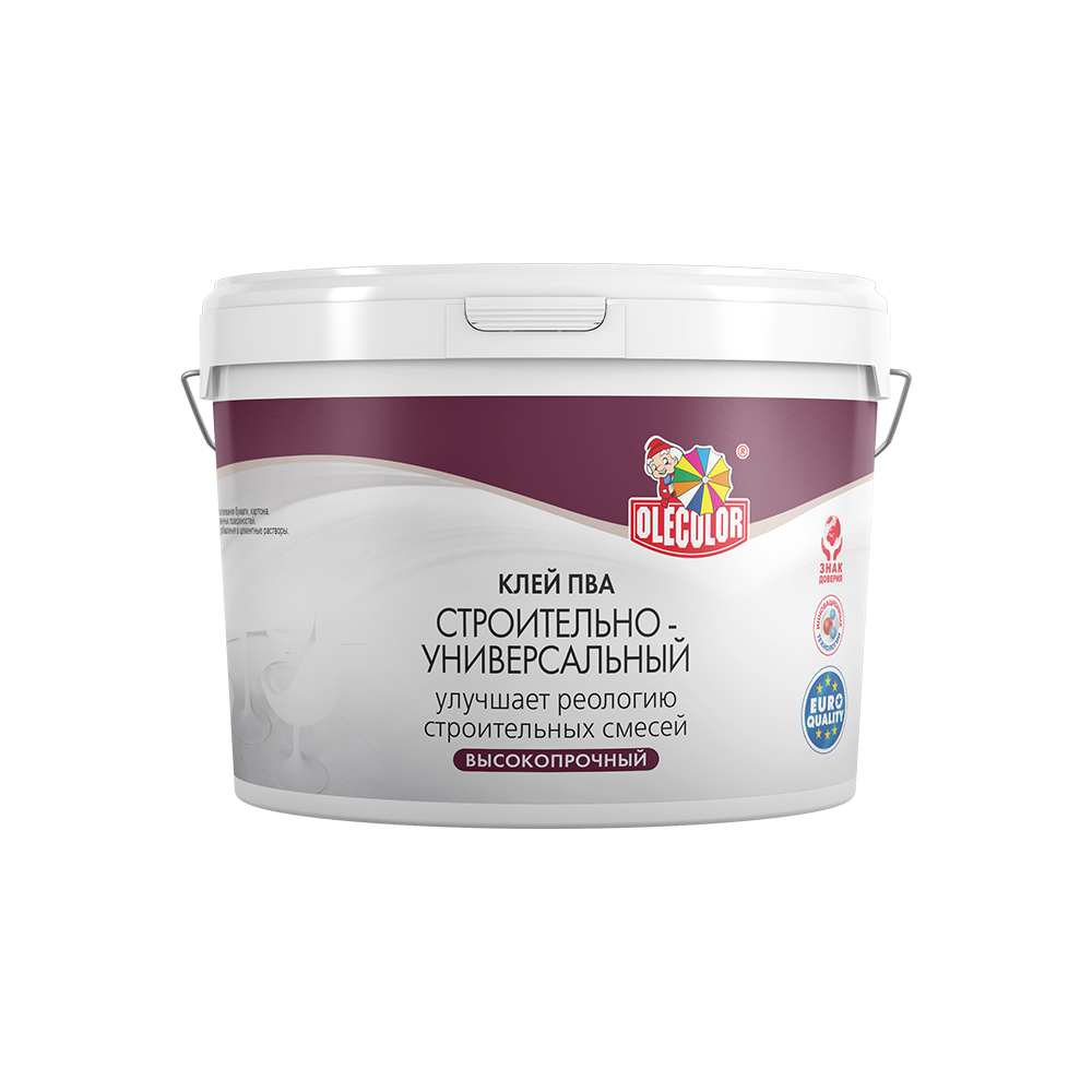 Клей ПВА строительно-универсальный 0,75 кг OLECOLOR