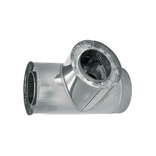 Сэндвич-тройник оц. + нерж. (0,5 мм) 90* д 200*113 (110) мм РАСПРОДАЖА