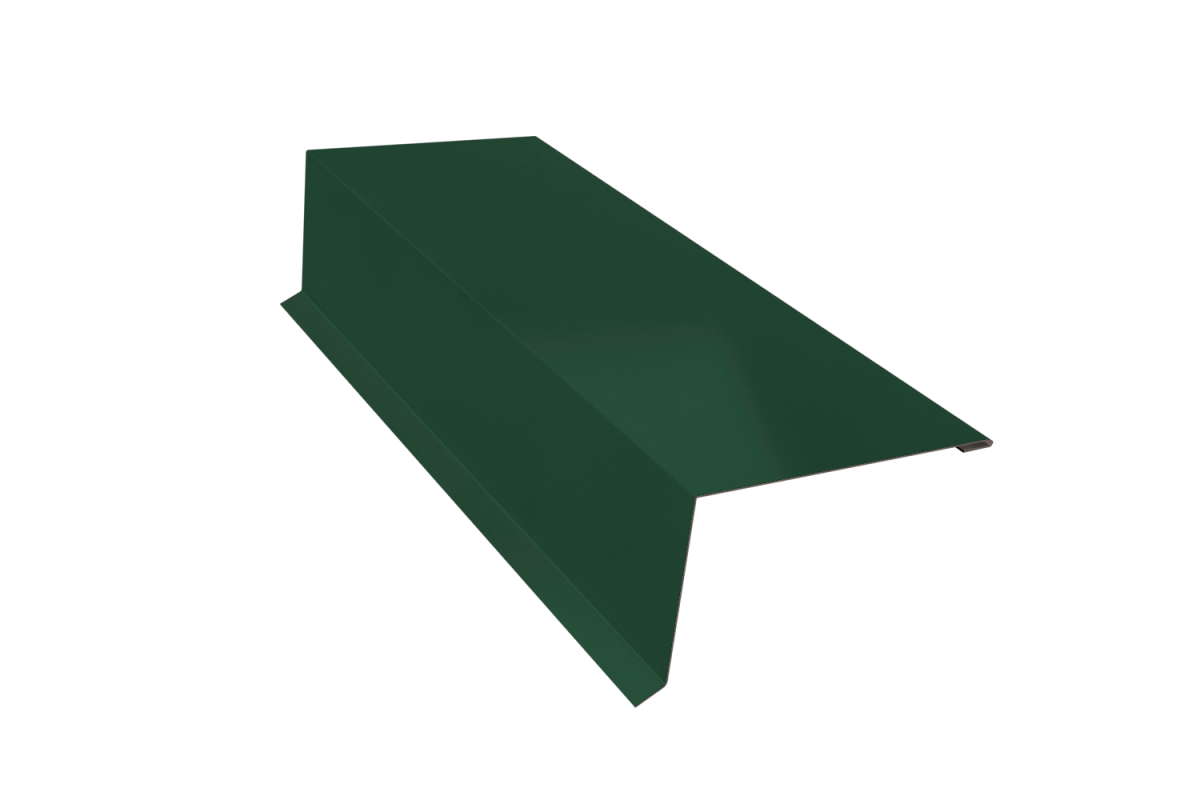 Планка торцевая зеленый 100х100х2000 мм ПЭ-6005 ЭКО