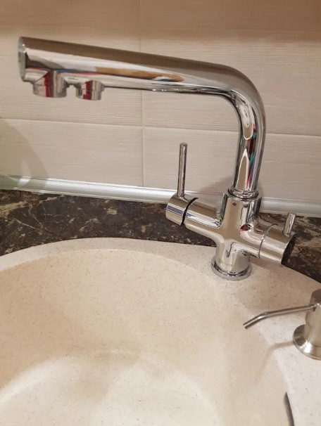 Смеситель для кухни,LEMARK COMFORT с подключ. к фильтру питьевой воды,H 281 мм, арт.LM3061C