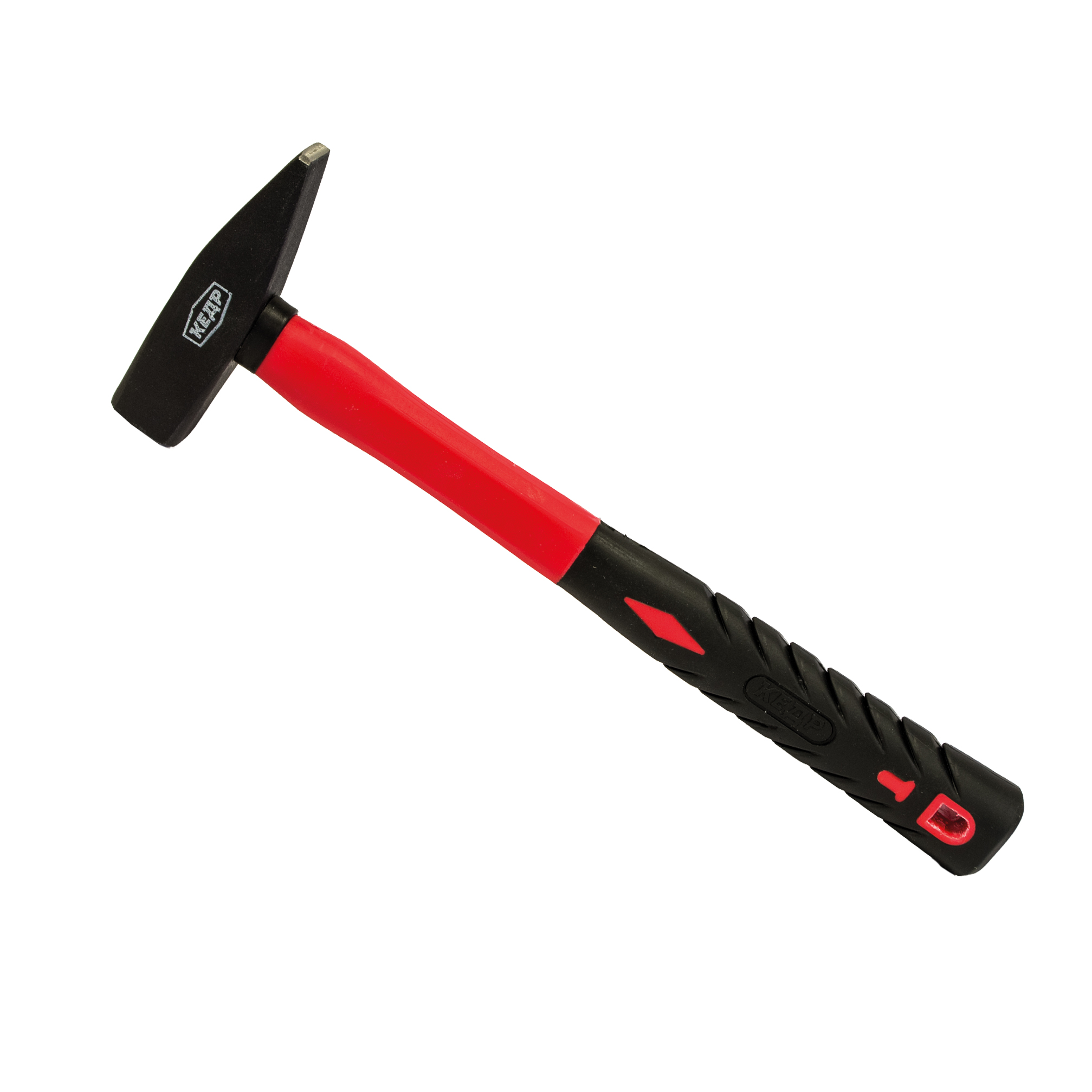 Молоток 800 г, кованый, квадрат. боек, стеклопласт. обрезиненная ручка, 055-0800, 