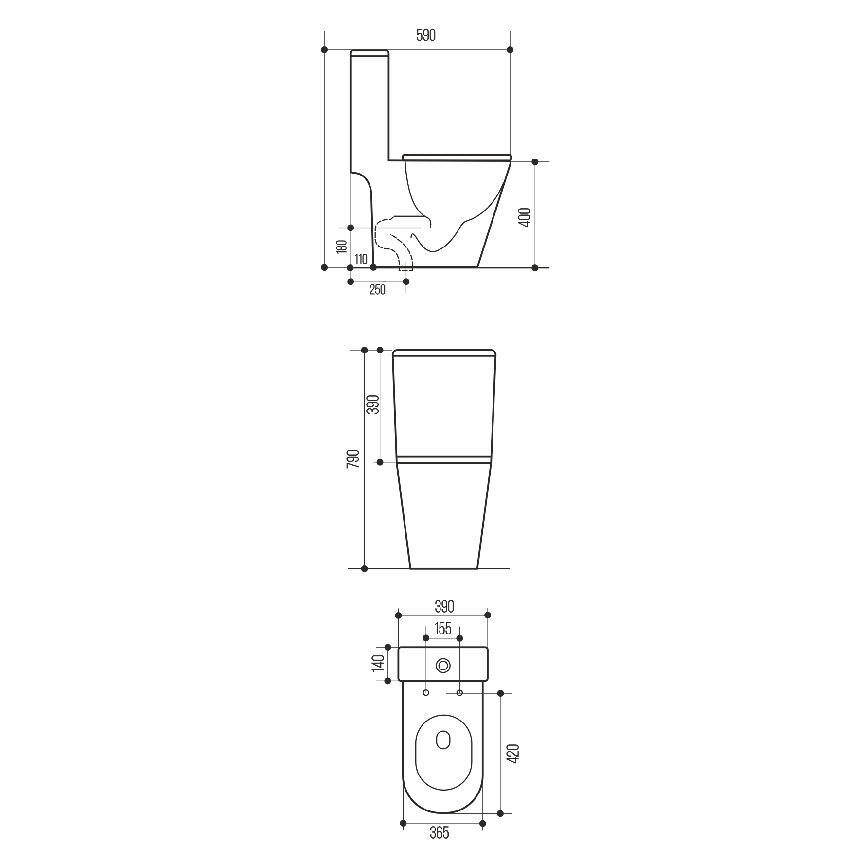Унитаз-компакт безободковый WAVE NORD Tornado(3.0),гор,ниж,2-кн.арм,сид.полипр,м/л,быстр,БЕЛЫЙглянец