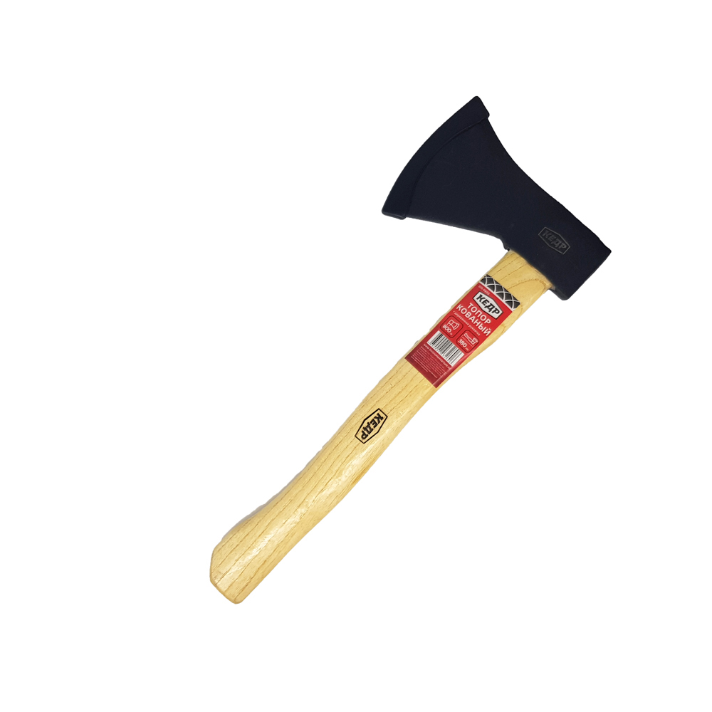 Топор 1250 г, кованый, деревянное топорище, 025-1250, 