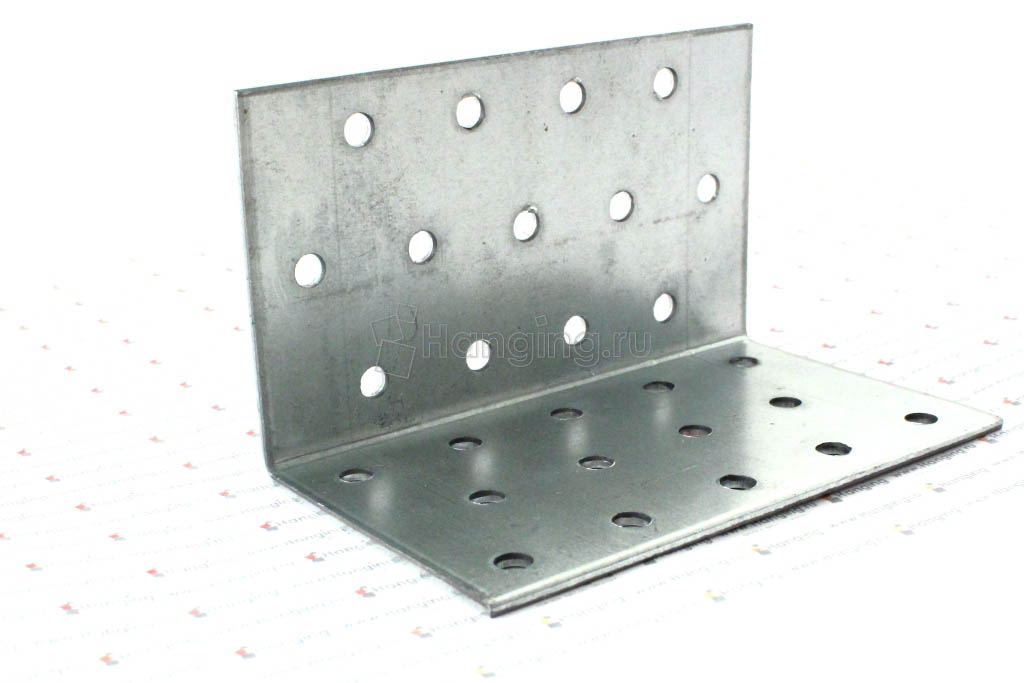 Уголок крепежный равносторонний KUR-60*60*100*2,0 мм