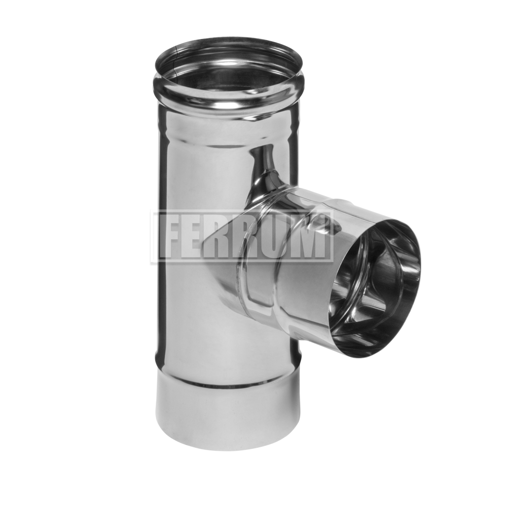 Тройник-Д 90° (430/0,5мм) Ф120 FERRUM
