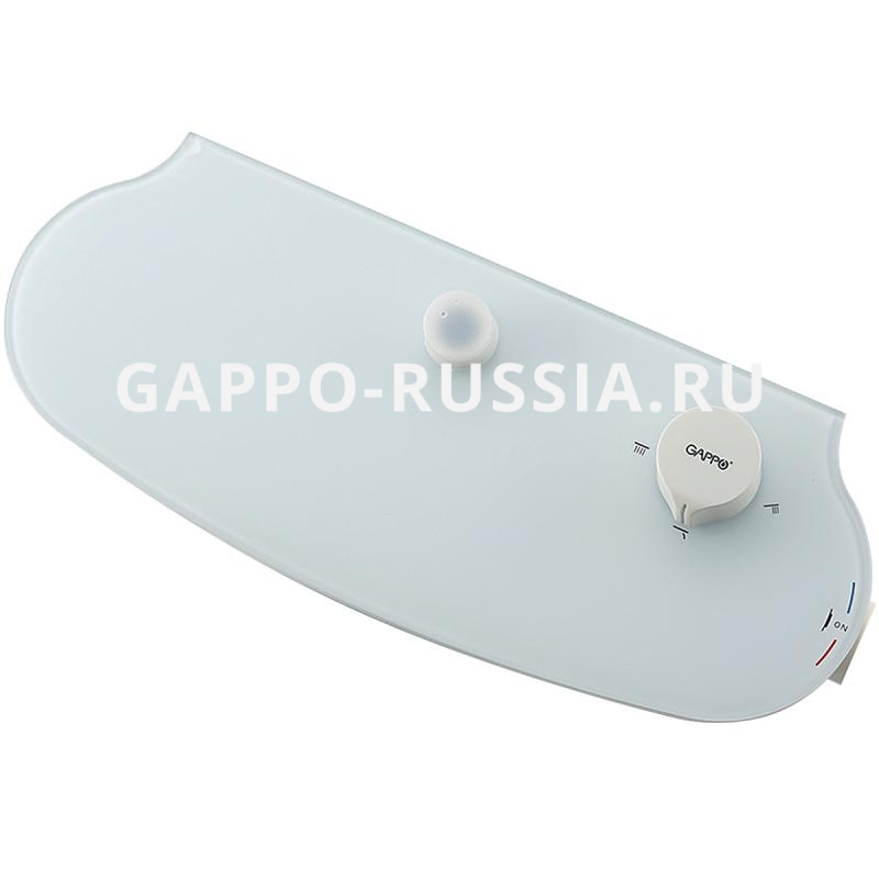 Душевая система GAPPO с верхним душем и ручной лейкой (белый) G2495-88 АКЦИЯ