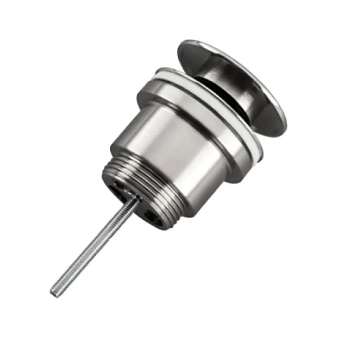 Донный клапан для раковины Click-Clack без перелива FRAP F62-5 Сатин