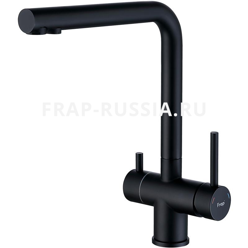 Смеситель для кухни Frap F43899-36  (чёрный) под фильтр для питьевой воды