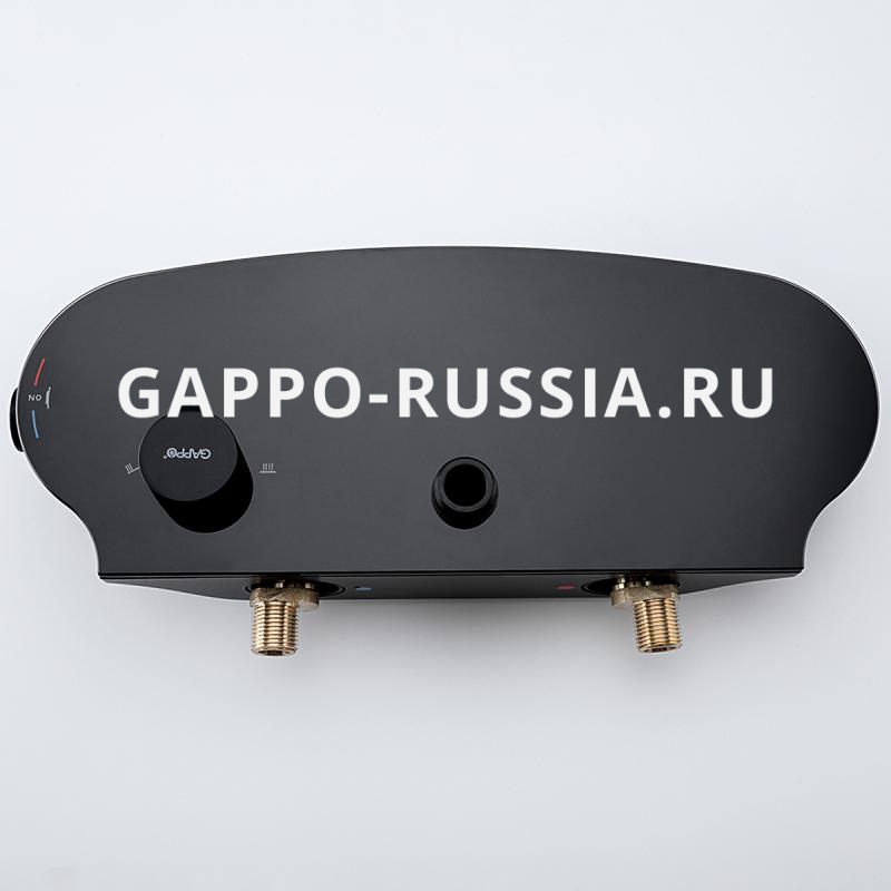 Душевая система GAPPO с верхним душем и ручной лейкой (черный) G2495-86  NEW