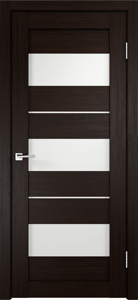 Дверь DUPLEX 12 со стеклом Венге (600*2000) VELLDORIS