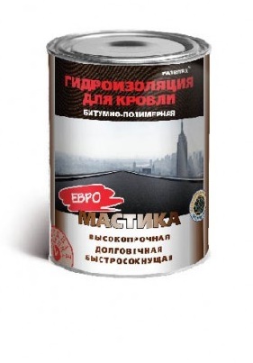 Мастика битумно-резиновая 2 кг FARBITEX