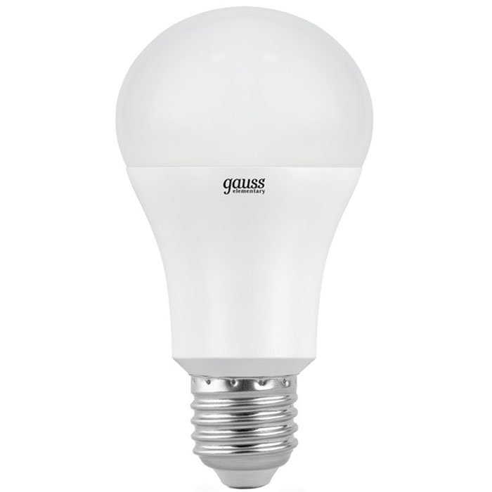Лампа Gauss LED Elementary А60 15W E27 2700K