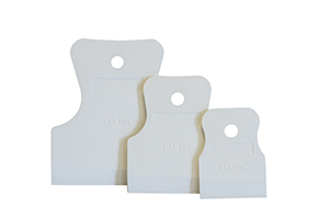 Шпатели резиновые белые  набор 3 шт  (40-60-80 мм) "КЕДР"  139-0004 134980