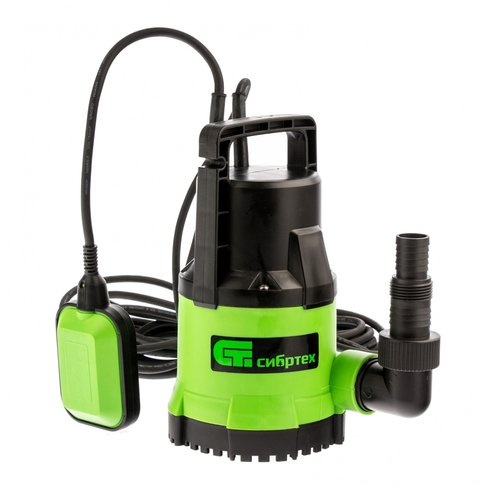 Насос дренажный для чистой воды СДН-500-5, 500Вт, напор 8м, 8000л/ч Сибртех