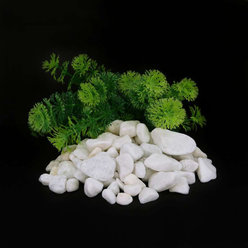 Мраморный щебень белый фр 10-20 мм, (25 кг)