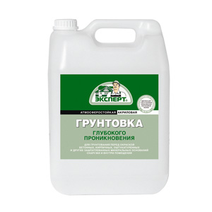 Грунтовка глубокого проникновения ВДАК-0181М 5кг Эксперт