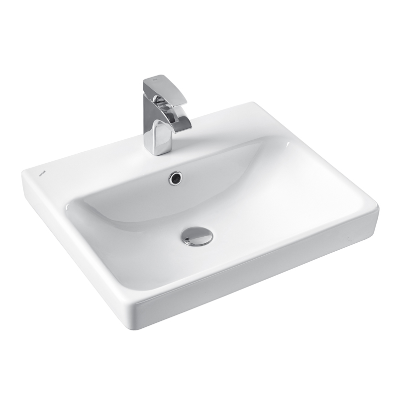 Тумба Aquaton Асти 55 подвесная, белый (1A263101AX2B0)+Раковина AQUATON Адриана 55, белая 1WH501620