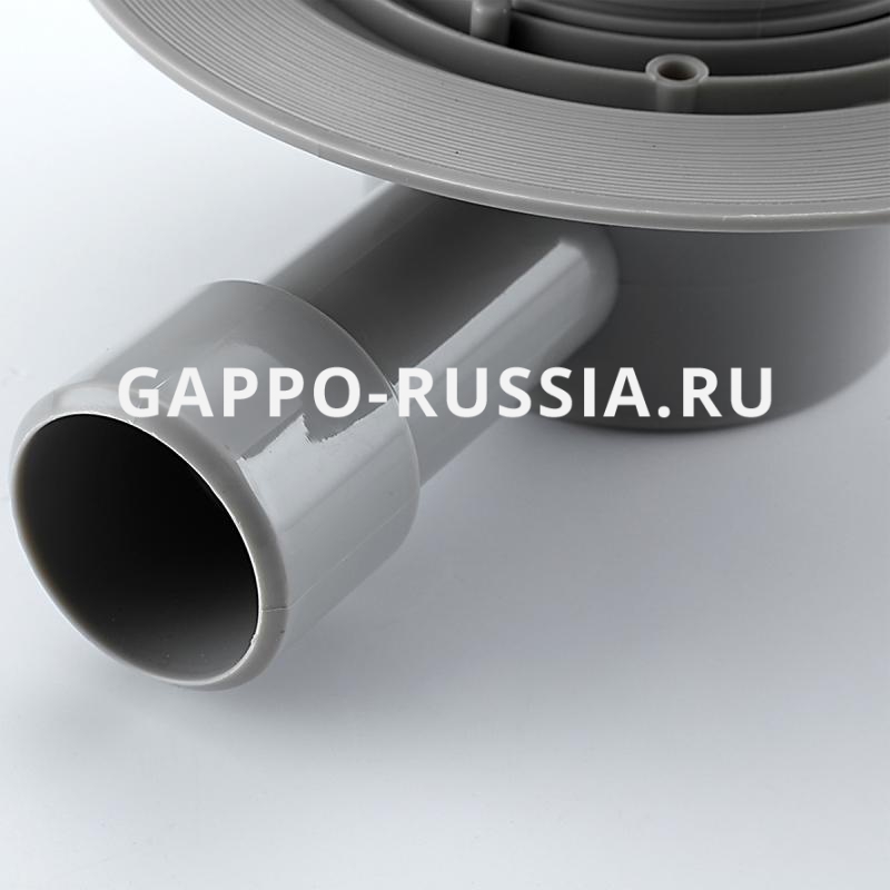 Трап 100*100 (сатин) 50 горизонтальный GAPPO G81010-5 латунь РЕГУЛИРУЕМЫЙ сухой затвор 