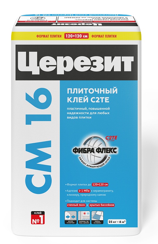 Клей плиточный СМ 16