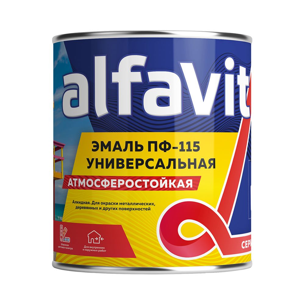 Эмаль ПФ-115 красная 20 кг 