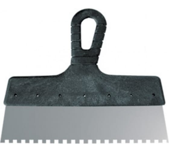 Шпатель фасадный 350 мм зуб  8 Х 8 мм  нерж Lux 1043358