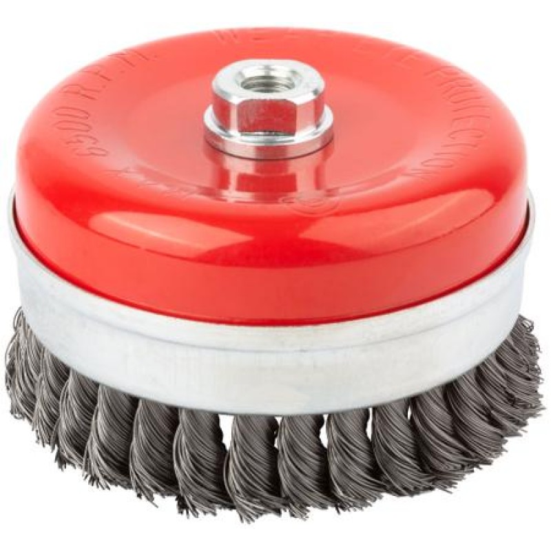 Корщетка-чашка вит., д.  125мм,М14,Профи,(с бандажом) УСП 39512