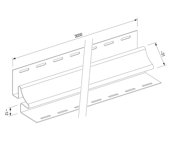 Угол внутренний SVР-13 сосна VOX 3,05м (5 шт.уп)